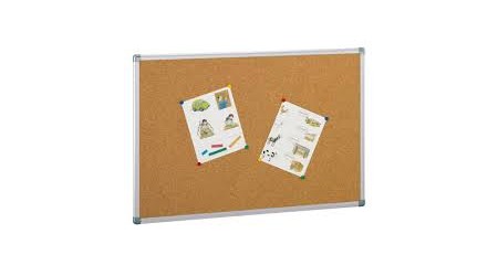 TABLERO CORCHO MARCO ALUMINIO 100x200 CM