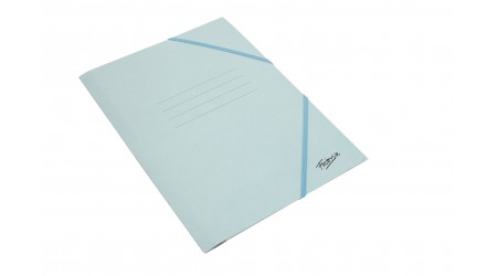 CARPETA GOMAS CARTON FOLIO 3 SOLAPAS COLORES PASTEL