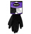 GUANTES POLIURETANO/POLIESTER NEGRO PAR CE