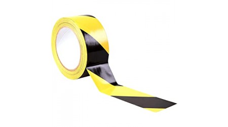 CINTA SEÑALIZACION TEMPORAL PP ADHESIVA 66x48 IMPRESION AMARILLO/NEGRO