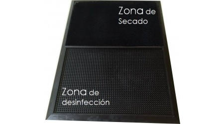 ALFOMBRILLA SUELO ANTIBACTERIANA PERSAM + 1 LITRO DE DESINFECTANTE OXICUAT