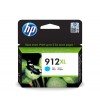 CARTUCHO H.P. CYAN Nº 912XL HP OFFICEJET 8012, 8013, 8014, /  Pro 8020, 8022, 8023, 8024, 8025, 8028, 8035 - 825 PAG. ORIGINAL