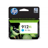 CARTUCHO H.P. CYAN Nº 912XL HP OFFICEJET 8012, 8013, 8014, /  Pro 8020, 8022, 8023, 8024, 8025, 8028, 8035 - 825 PAG. ORIGINAL