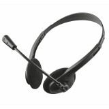 AURICULARES CON MICROFONO TRUST ZIVA CHAT - JACK 3.5MM.