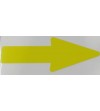 FLECHA SUELO 14x5 CM COLOR AMARILLO