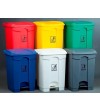 PAPELERA PEDAL PLASTICO 45 LITROS 400x390x600mm