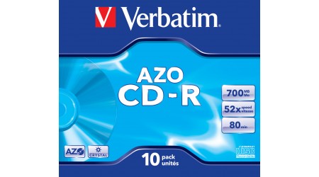 CD-R VERBATIM 700 MB CAJA JEWEL - UNIDAD - CANON LPI 0,08€ INCLUIDO