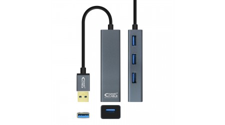 HUB USB 3.0 NANOCABLE 4 PUERTOS USB 3.0