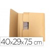 CAJA ENVIO LIBROS 400 x 290 x 75 mm KRAFT  PACK 5 UNIDADES