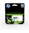 CARTUCHO H.P. Nº 963XL CYAN 3JA27AE  - 1600 PAG ORIGINAL PARA OFFICEJET PRO ALL IN ONE 9010SERIES ,9020 SERIE