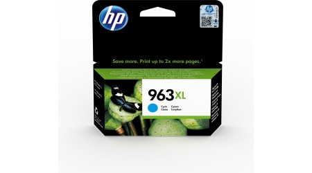 CARTUCHO H.P. Nº 963XL CYAN 3JA27AE  - 1600 PAG ORIGINAL PARA OFFICEJET PRO ALL IN ONE 9010SERIES ,9020 SERIE