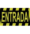 SEÑALIZACION SUELO "ENTRADA"  40x23 CM COLOR AMARILLO/NEGRO
