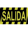 SEÑALIZACION SUELO "SALIDA"  40x23 CM COLOR AMARILLO/NEGRO