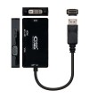 ADAPTADOR VIDEO DE DISPLAYPORT MACHO A  DVI/VGA/HDMI HEMBRA, 15 CM