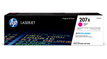 TONER H.P. Nº 207X MAGENTA W2213X PARA LASERJET PRO M255, M282, M283 - 3150 PAG HEWLETT PACKARD ORIGINAL