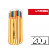 ROTULADOR PUNTA FIBRA STABILO POINT 88 ESTUCHE 20 SURTIDOS 8820-02 ZEBRUI