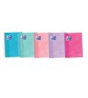 CUADERNO A5 OXFORD 120 H. 90 GR. CUADRO 5x5 TAPA EXTRADURA MICROP. COLORES PASTEL