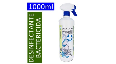DESINFECTANTE BACTERICIDA-VIRUCIDA DEOCIL CAT-8% 1 LITRO CON PULVERIZADOR