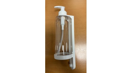 GEL HIDROALCOHOLICO  300 ML. CON DOSIFICADOR Y SOPORTE PARA PARED