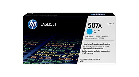 TONER H.P. Nº 507A CIAN CE401A PARA LASERJET ENTERPRISE COLOR FL