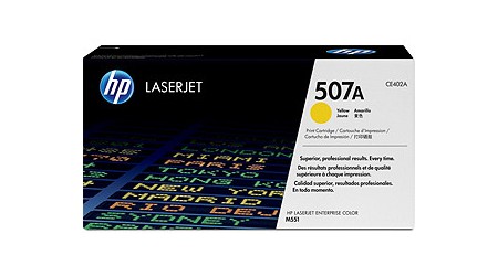 TONER H.P. Nº 507A AMARILLO CE402A PARA LASERJET ENTERPRISE COLO