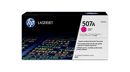 TONER H.P. Nº 507A MAGENTA CE403A PARA LASERJET ENTERPRISE COLOR
