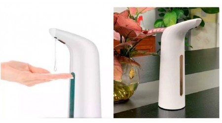 DISPENSADOR DE GEL AUTOMATICO DE MESA 400 ML. HIDROTIZER PLUS