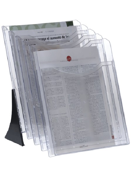 EXPOSITOR SOBREMESA A4  5 COMPARTIMENTOS TRANSPARENTE ARCHIVO 20