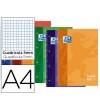 CUADERNO OXFORD A4 MICROP. 80 H. 90 GR. 5x5 TAPA EXTRADURA COLORES SURTIDOS
