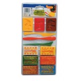 SET DE PLASTILINA 6 UNIDADES + 3 MOLDES Y 3 MOLDEADORES