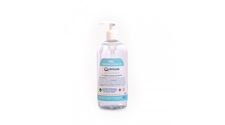 GEL HIDROALCOHOLICO 500 ML. CON DOSIFICADOR QUIMICAS NOVELDA