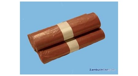 BOLSA BASURA 80x105 CM 10 BOLSAS GALGA 150 COLOR ROJO