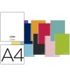 CUADERNO ESPIRAL LIDERPAPEL A4 MICRO JOLLY TAPA FORRADA 140H 75 GR LISO 5 BANDAS 4 TALADROS COLORES SURTIDOS
