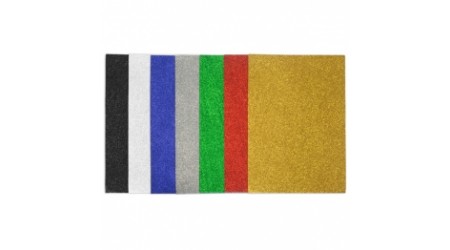 GOMA EVA TAMAÑO A4 CON PURPURINA