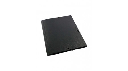 CARPETA GOMAS A2 SENCILLA C/GOFRADO NEGRO