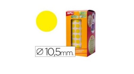 GOMETS REDONDOS 10,5 MM. ROLLO 5192 UNIDADES