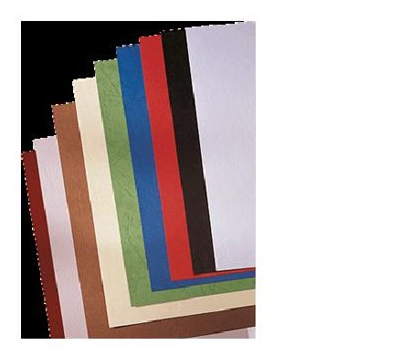 TAPA ENCUADERNACION A4 SIMIL PIEL ROJO 250 GR. 100 UNIDADES