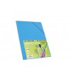 CARPETA GOMAS CARTON FOLIO 3 SOLAPAS COLORES PASTEL