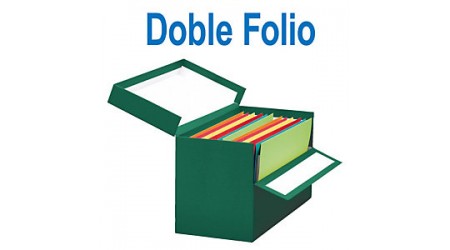 CAJA TRANSFERENCIA DOBLE FOLIO VERDE 390 x 255 x 200 mm. MARIOLA