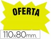 CARTEL CARTULINA MARCAPRECIOS AMARILLO FLUOR 110x80 MM 50 UNIDAD