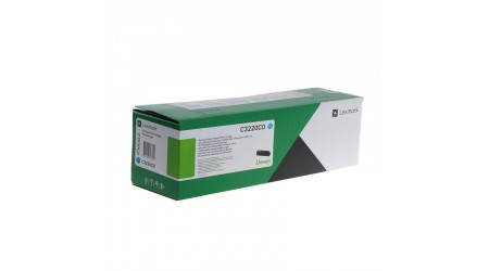 TONER LEXMARK C3220C0 CYAN 1500 PAG ORIGINAL