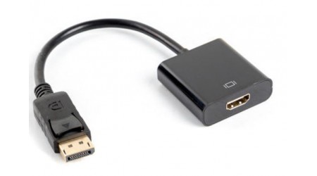 ADAPTADOR VIDEO DISPLAYPORT MACHO A VGA HEMBRA