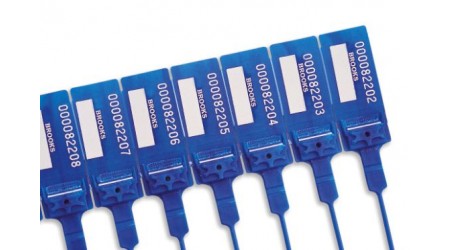 PRECINTO DE SEGURIDAD PARA URNA ELECTORAL 10 UNIDADES AZUL