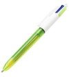 BOLIGRAFO 4 COLORES BIC FLUO