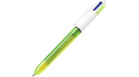 BOLIGRAFO 4 COLORES BIC FLUO