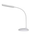 LAMPARA LED FLEXIBLE UNILUX NELLY BLANCA ESCRITORIO RECARGABLE