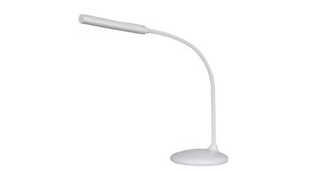 LAMPARA LED FLEXIBLE UNILUX NELLY BLANCA ESCRITORIO RECARGABLE