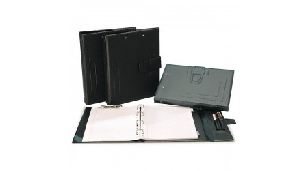 CARPETA CONGRESO GRAFOPLAS 4 ANILLAS 25MM. + CLIP COLOR NEGRO