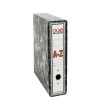 ARCHIVADOR A-Z A4 LOMO ANCHO JASPEADO NEGRO SPI CON CAJA