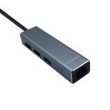 HUB USB-C A 3 PUERTOS USB-A 3.0 + 1 RJ-45